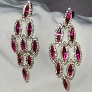 Rhinestone earrings